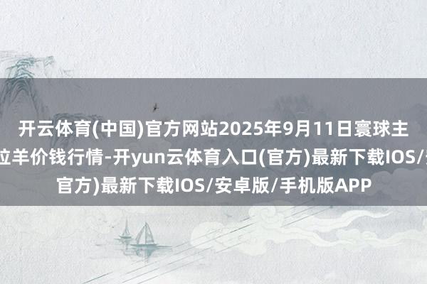 开云体育(中国)官方网站2025年9月11日寰球主要批发市集苏呼欧拉羊价钱行情-开yun云体育入口(官方)最新下载IOS/安卓版/手机版APP