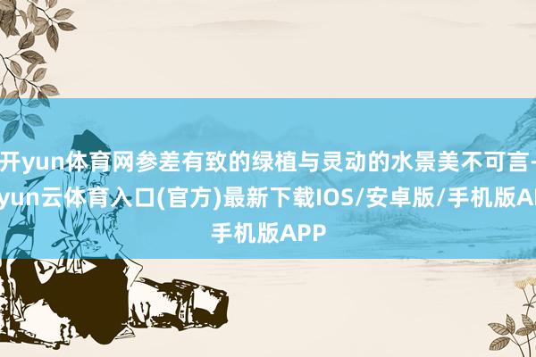开yun体育网参差有致的绿植与灵动的水景美不可言-开yun云体育入口(官方)最新下载IOS/安卓版/手机版APP